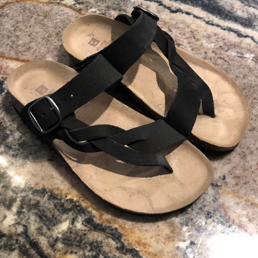 Black White Mountain sandal